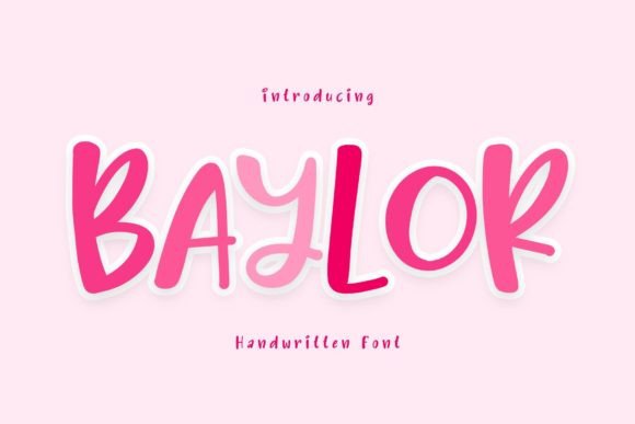 Baylor: A Handwritten Font for Authentic, Playful Designs