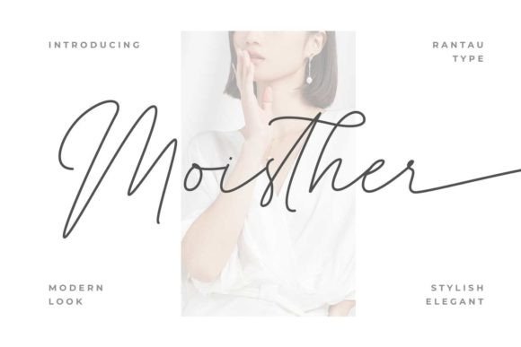 Moisther: An Elegant Font for Modern Branding